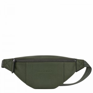 Longchamp 3D S Belt bag - Leather Khaki | ERKM84621