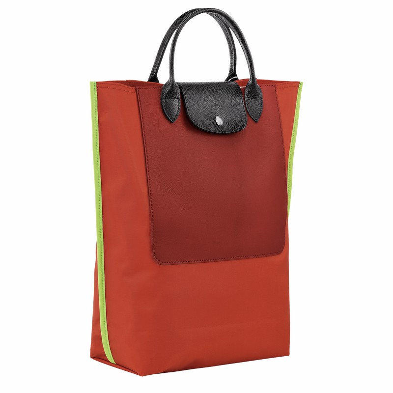 Longchamp Cabas M Tote bag - Canvas Orange | IPON68145