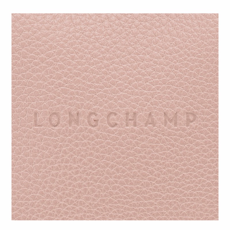 Longchamp Le FOULONNÉ M Crossbody bag - Leather Beige | ZKYL52861
