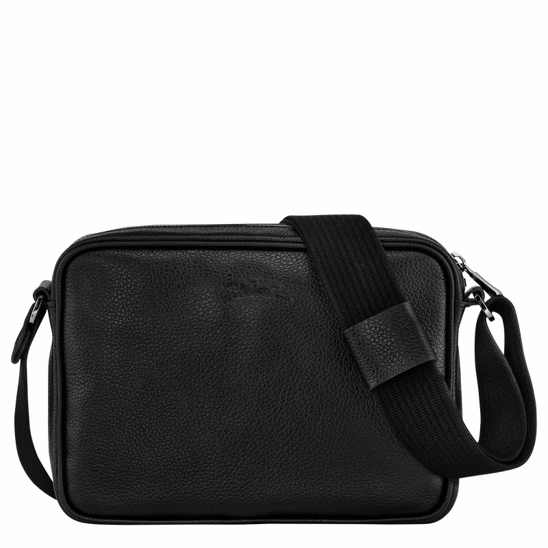 Longchamp Le FOULONNÉ S Camera bag - Leather Black | FTRA74168