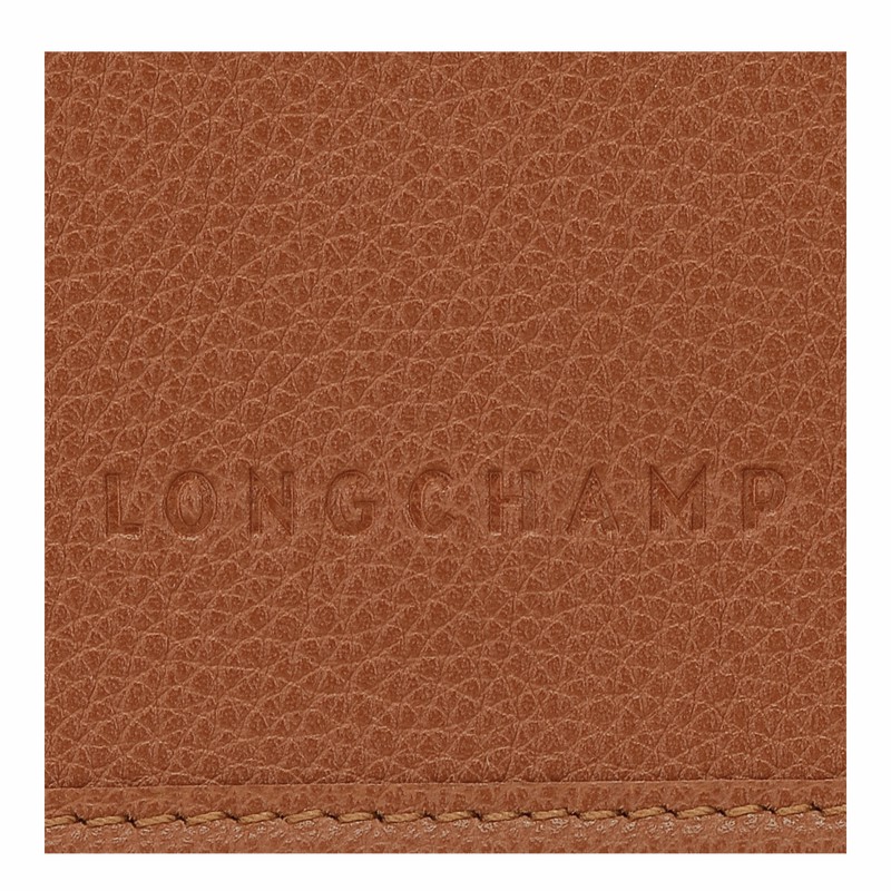 Longchamp Le FOULONNÉ XS Clutch - Leather Caramel | LHOI84579