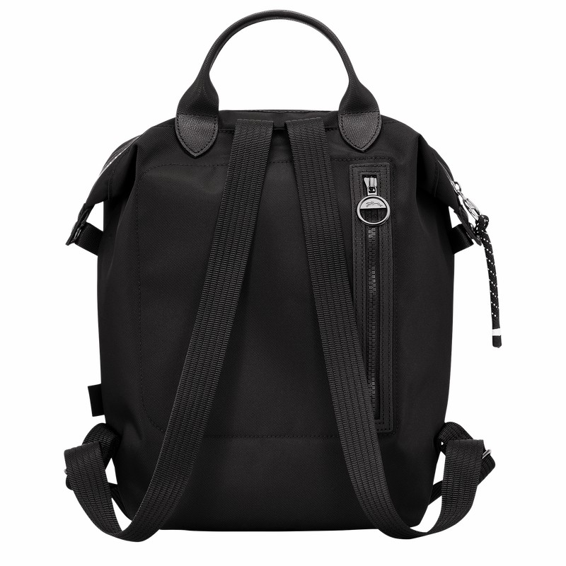 Longchamp Le Pliage Energy L Backpack - Recycled canvas Black | LBFY82519