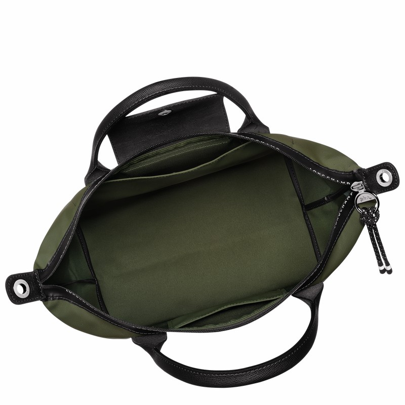 Longchamp Le Pliage Energy L Handbag - Recycled canvas Khaki | RVUF68157