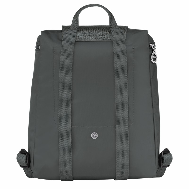 Longchamp Le Pliage Green M Backpack - Recycled canvas Deep Grey | UZTD12487