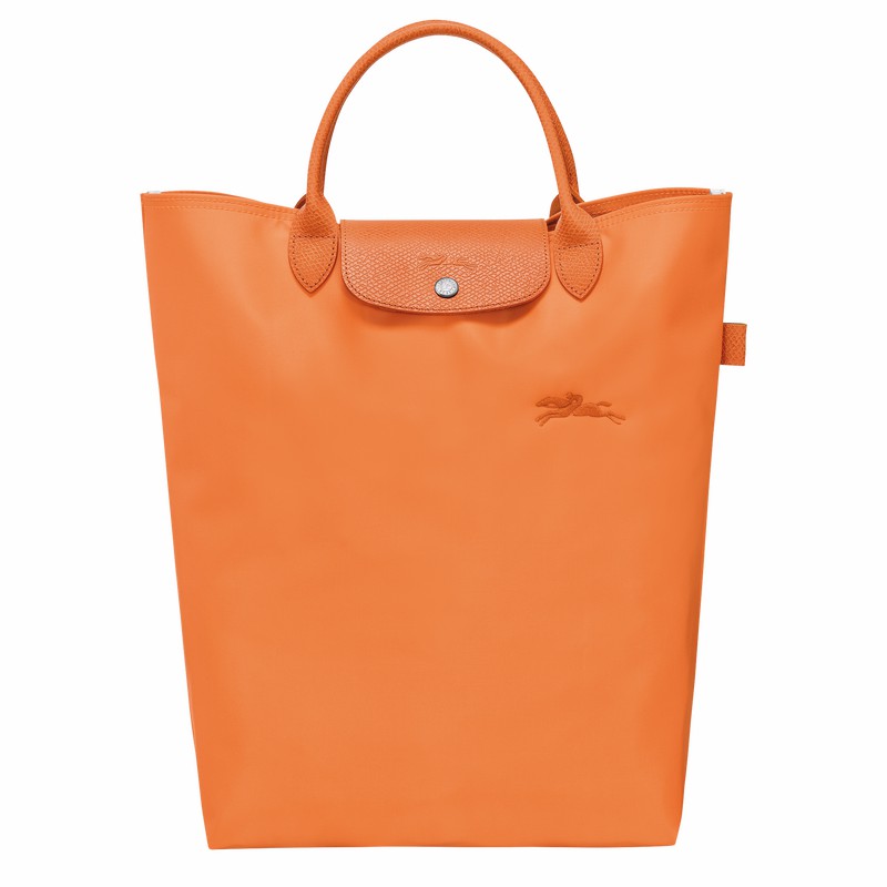 Longchamp Le Pliage Green M Tote bag - Canvas Orange | AJVN01436