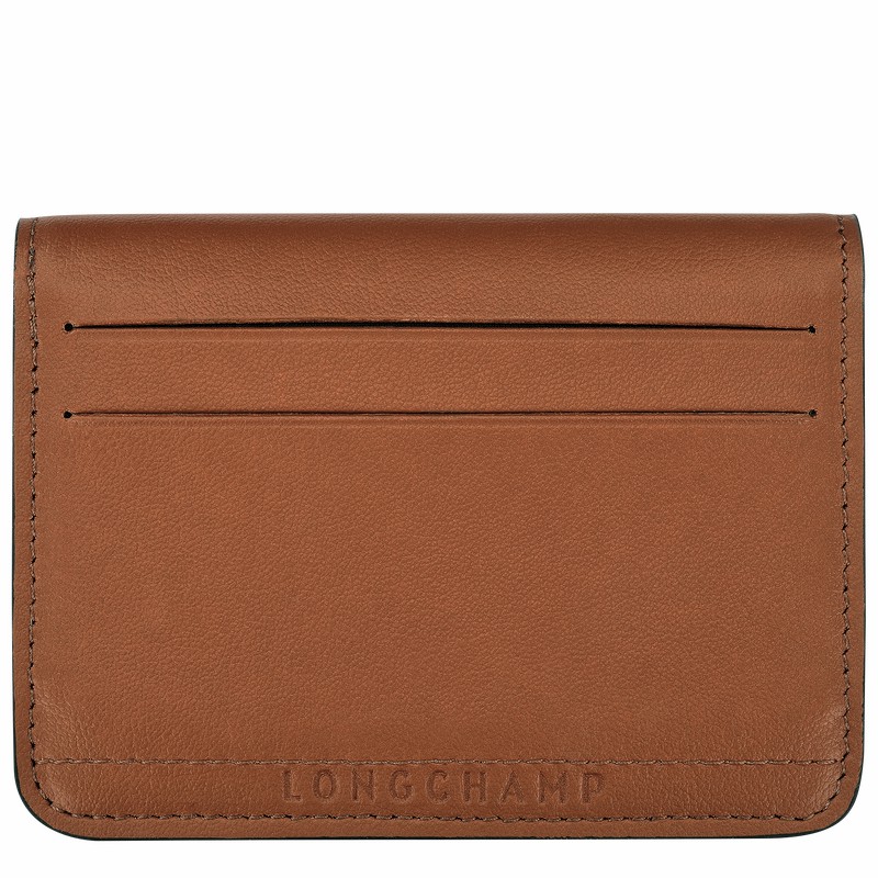 Longchamp Le Pliage Xtra Card holder - Leather Brown | EKPX23168