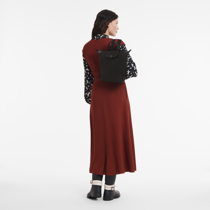 Longchamp Le Pliage Xtra S Backpack - Leather Black | BNXC71290