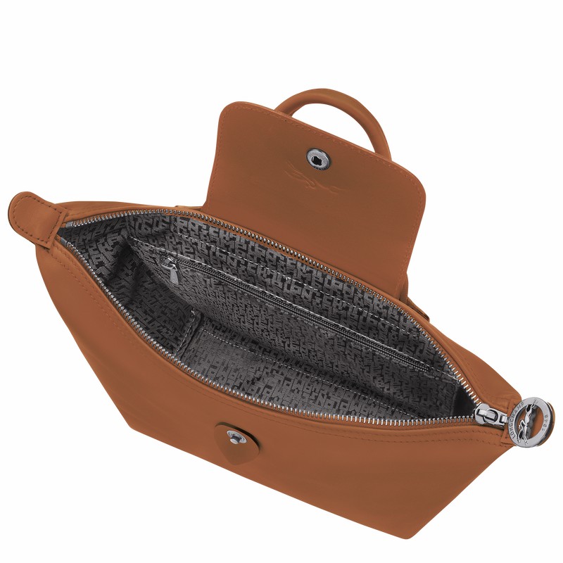 Longchamp Le Pliage Xtra S Backpack - Leather Brown | ZNQB09721